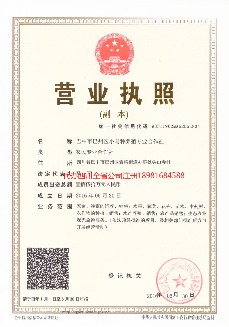 明光明光小马种养殖专业合作社